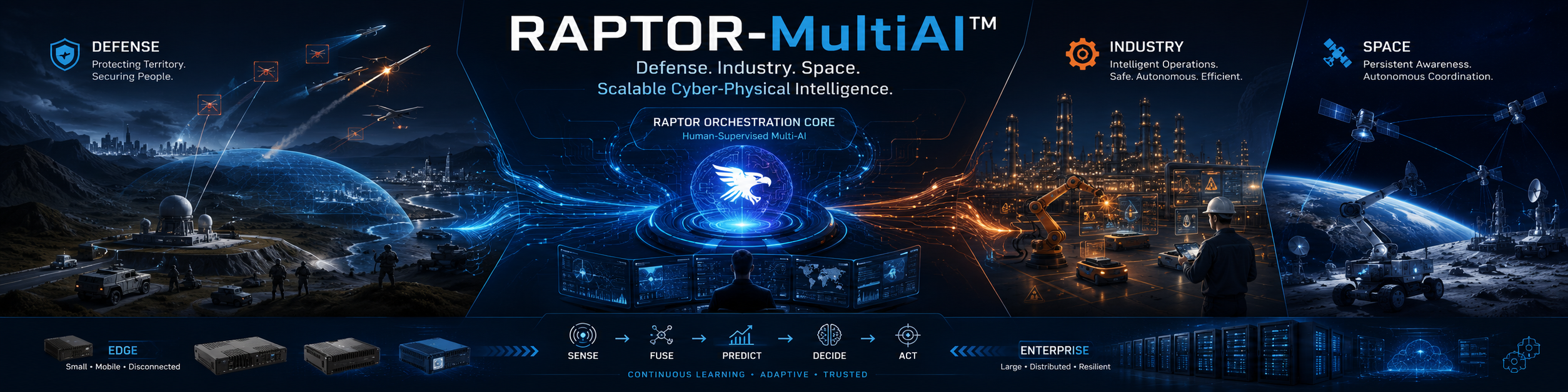 RAPTOR-MultiAI: Defense. Industry. Space.